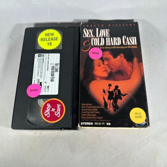 Sex Love & Cold Hard Cash VHS PG13 JoBeth Williams Universal Drama Romance - Picture 3 of 3